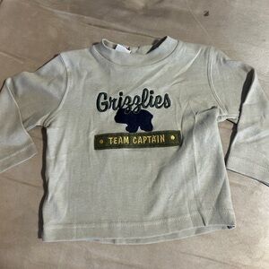 Grizzlies Team Captain Kids Shirt - Gray